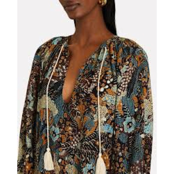 Ulla Johnson M Agadir Long Sleeve Lightweight Cotton peasant Top worn once - Picture 1 of 8